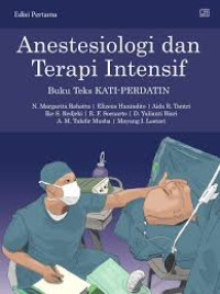 Anestesiologi dan terapi Intensif