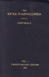 Martindale The Extra Pharmacopoeia Vol. 1
