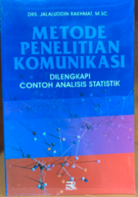 Metode Penelitian Komunikasi