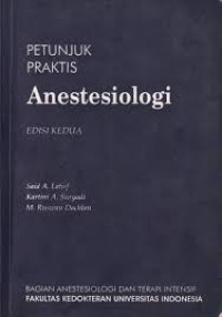 Petunjuk Praktis Anestesiologi
